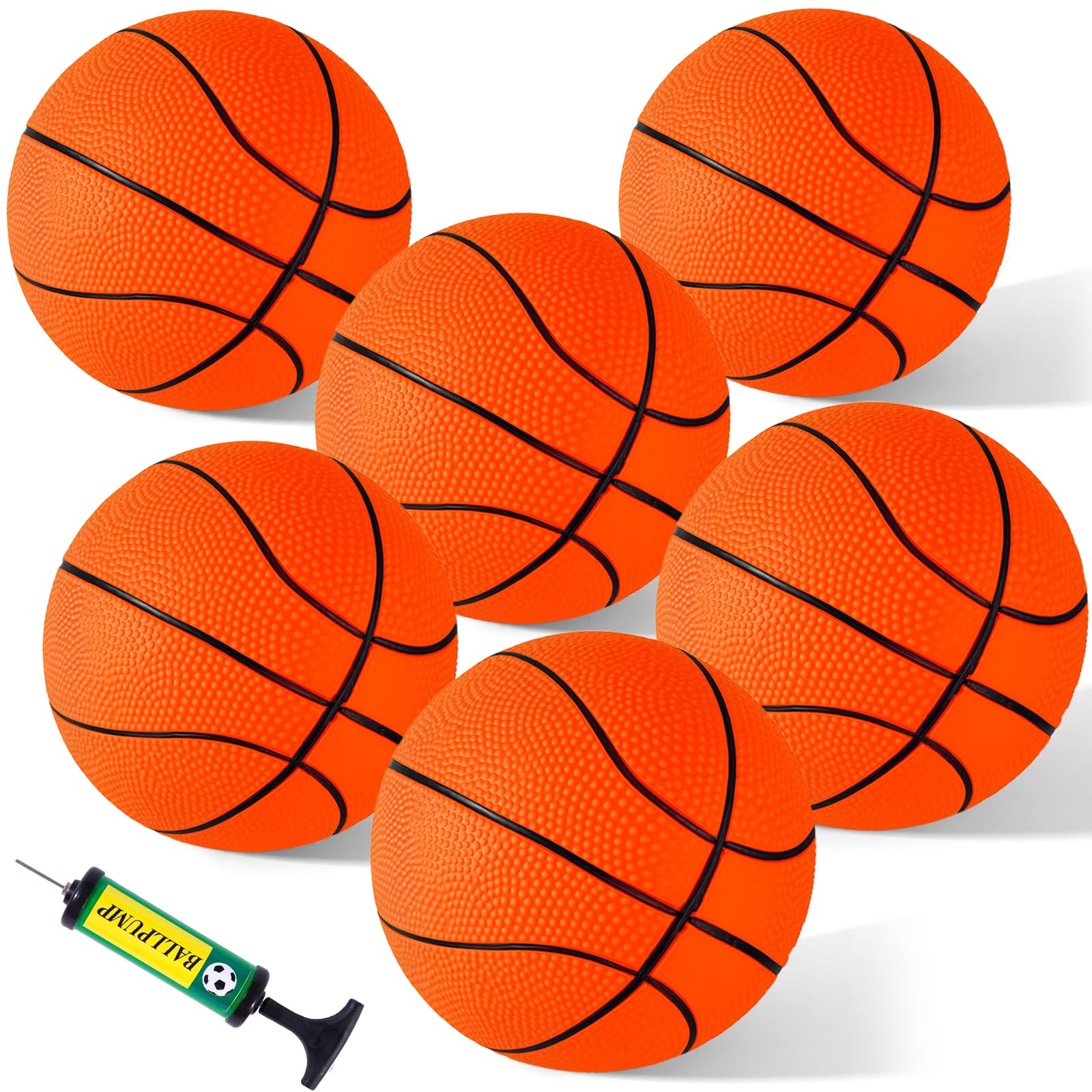 Amazon.com: Shindel 6PCS Mini Basketballs, 4.7 inches Inflatable